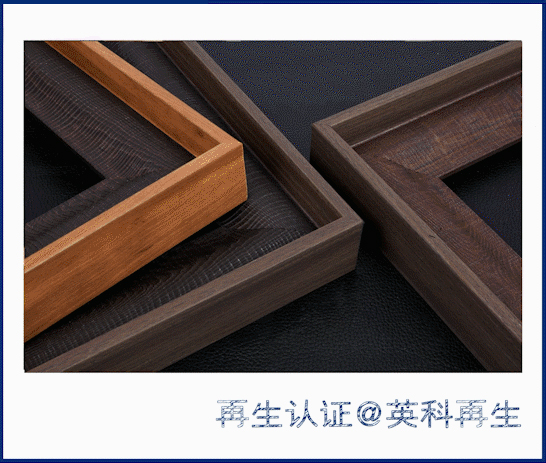 废弃泡沫塑料制成的框条